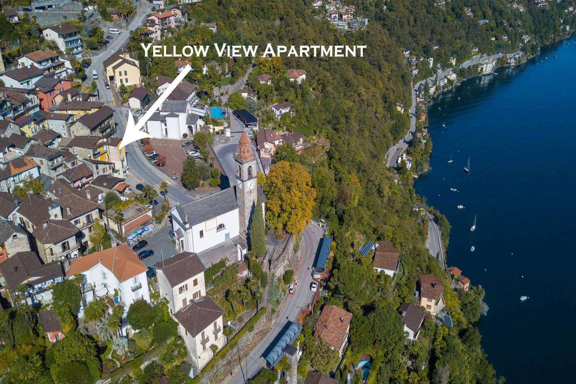 Yellow View Apartment - Happy Rentals Ronco sopra Ascona Extérieur photo